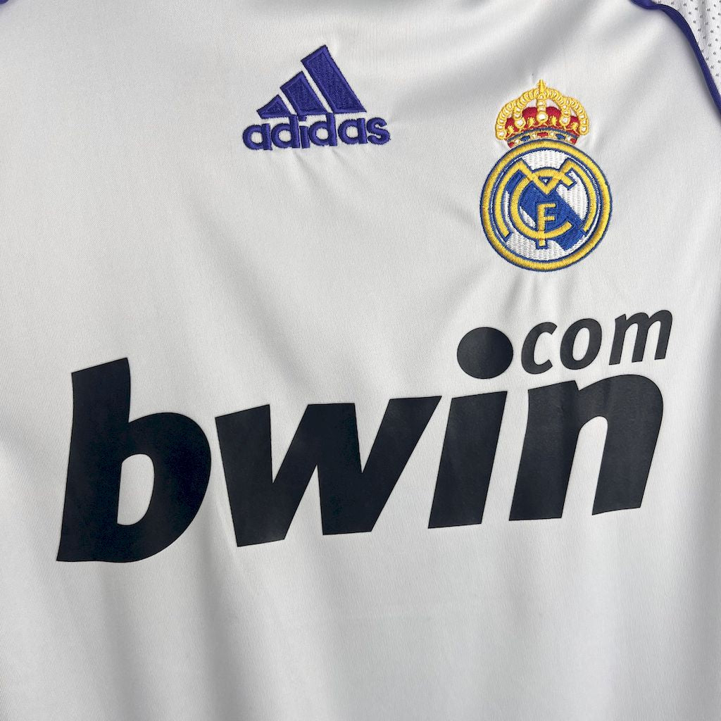 CAMISETA REAL MADRID 2007/08 RETRO LOCAL HOMBRE (VERSIÓN FAN)