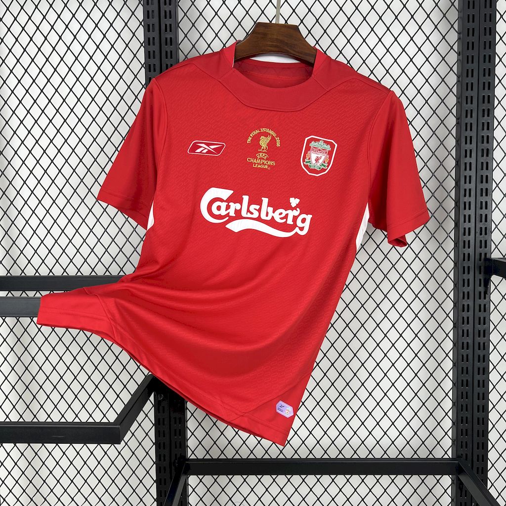 CAMISETA LIVERPOOL 2004/05 RETRO LOCAL HOMBRE (VERSIÓN FAN)