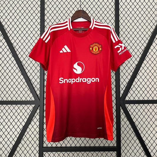 CAMISETA MANCHESTER UNITED 2024/25 LOCAL HOMBRE (VERSIÓN FAN)
