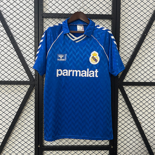 CAMISETA REAL MADRID 1986/88 RETRO VISITA HOMBRE (VERSIÓN FAN)