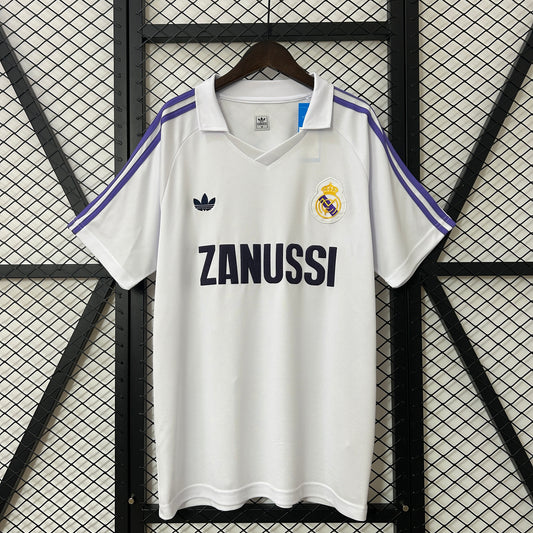 CAMISETA REAL MADRID 1984/85 RETRO LOCAL HOMBRE (VERSIÓN FAN)