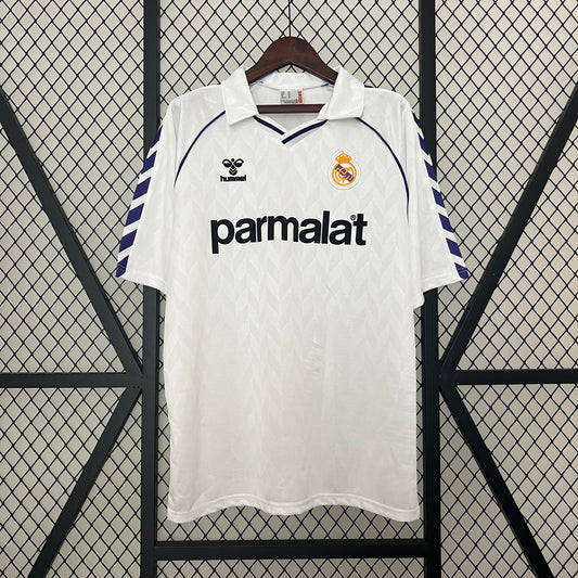 CAMISETA REAL MADRID 1986/88 RETRO LOCAL HOMBRE (VERSIÓN FAN)