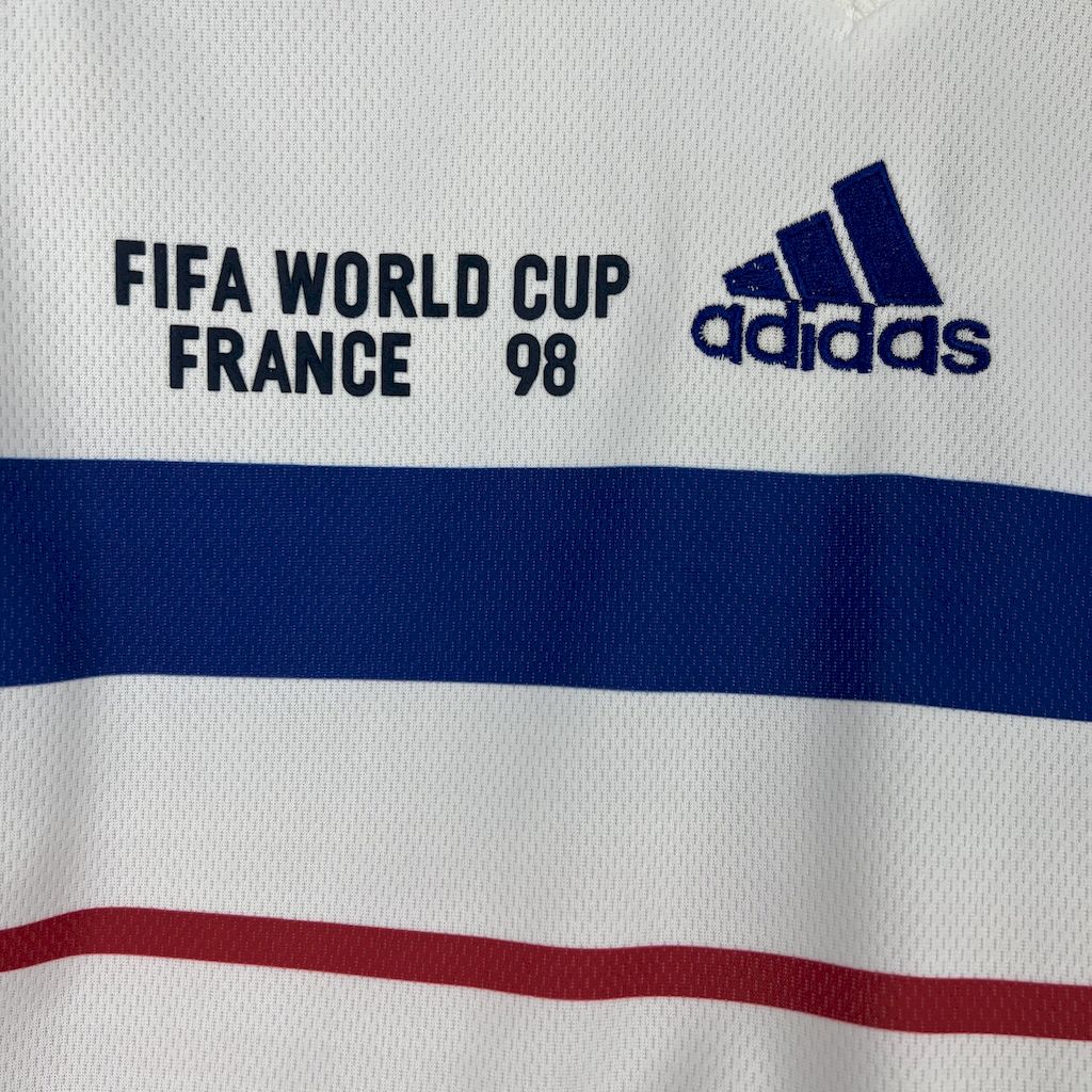 CAMISETA FRANCIA 1998 RETRO VISITA HOMBRE (VERSIÓN FAN)