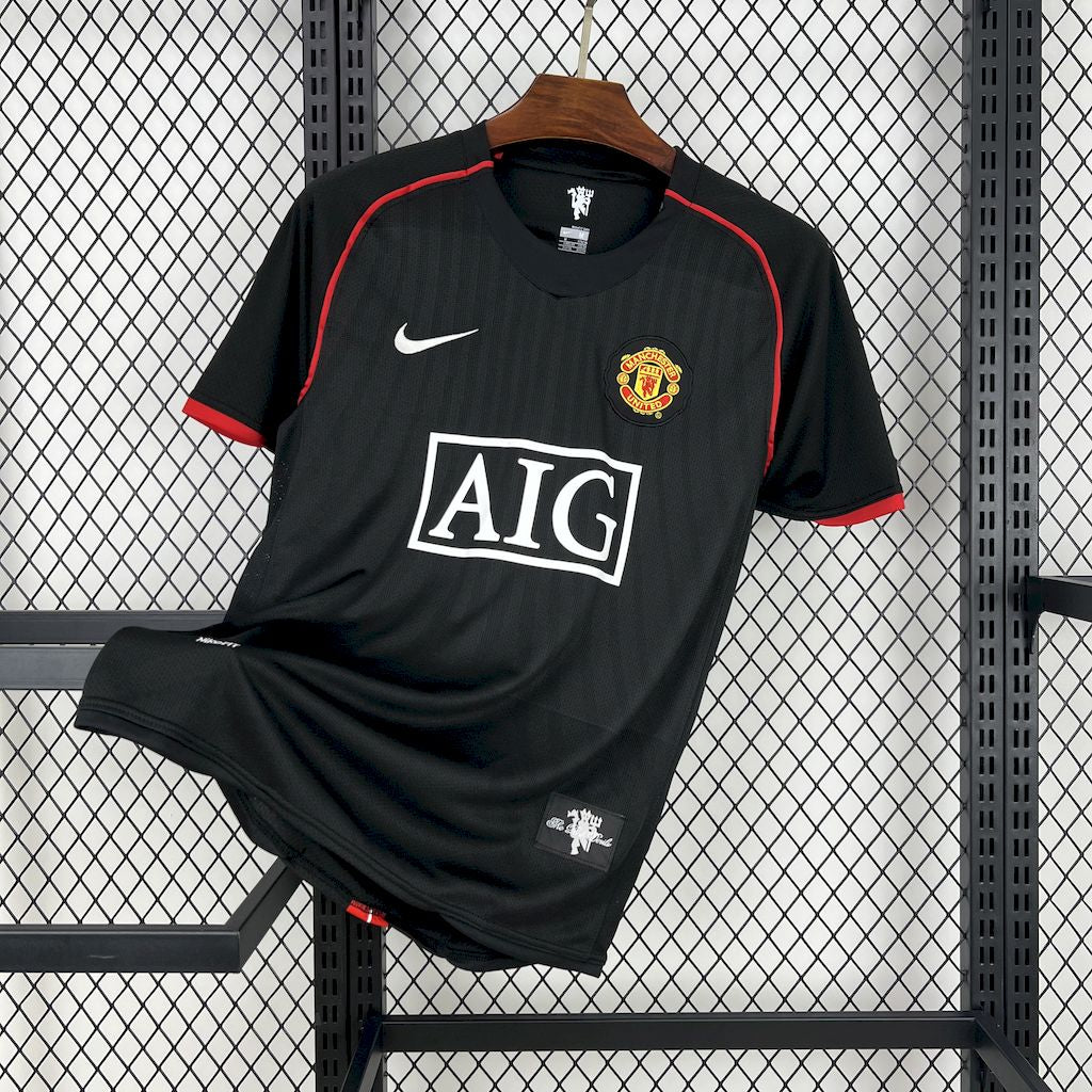 CAMISETA MANCHESTER UNITED 2007/08 RETRO VISITA HOMBRE (VERSIÓN FAN)