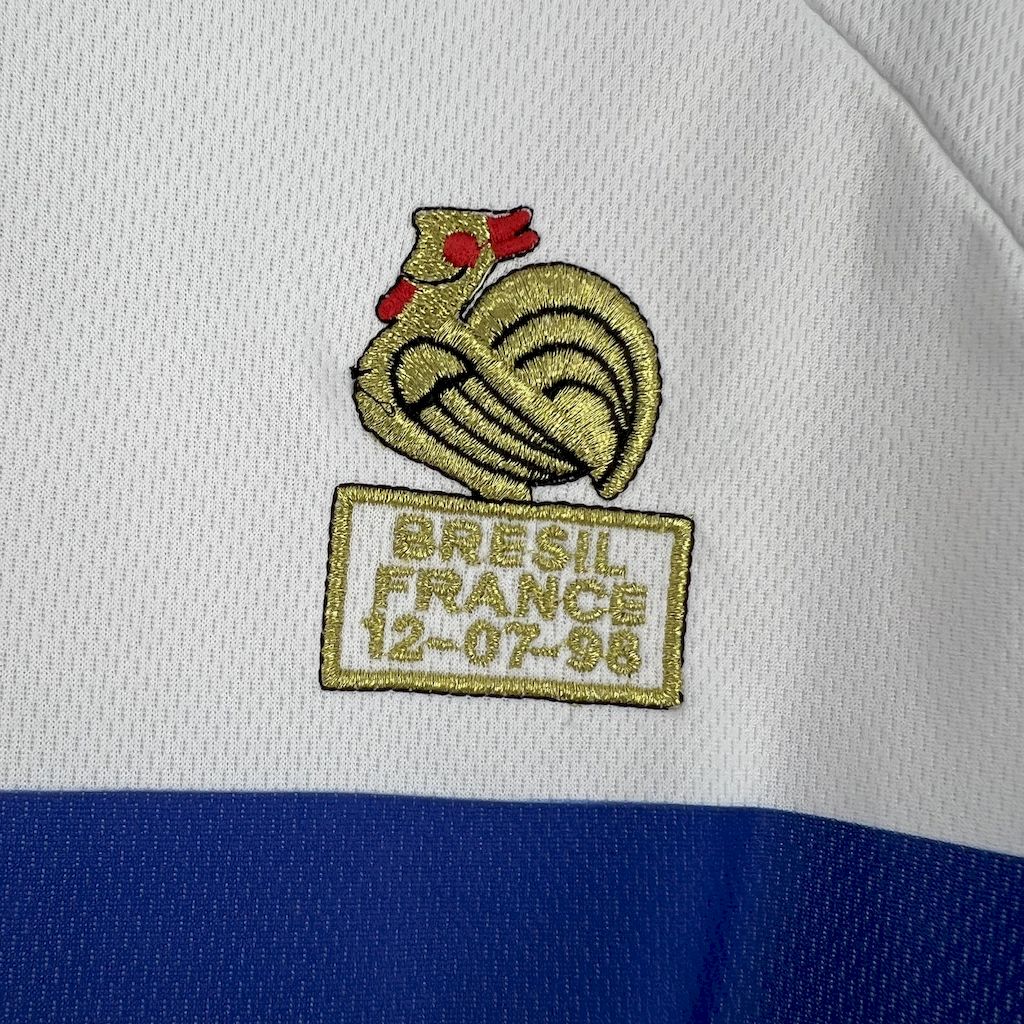 CAMISETA FRANCIA 1998 RETRO VISITA HOMBRE (VERSIÓN FAN)