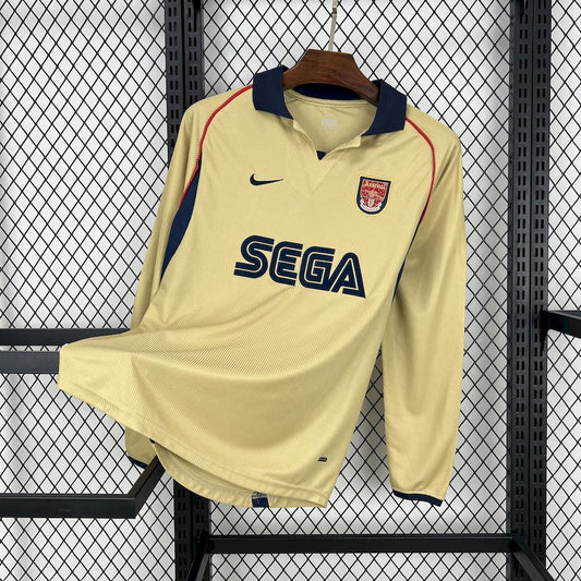 CAMISETA ARSENAL 2001/02 RETRO VISITA HOMBRE (VERSIÓN FAN)