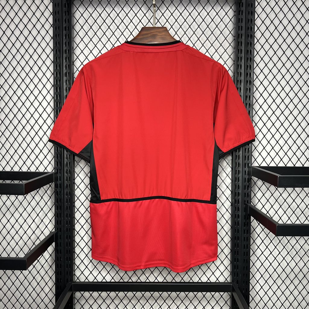 CAMISETA MANCHESTER UNITED 2002/04 RETRO LOCAL HOMBRE (VERSIÓN FAN)