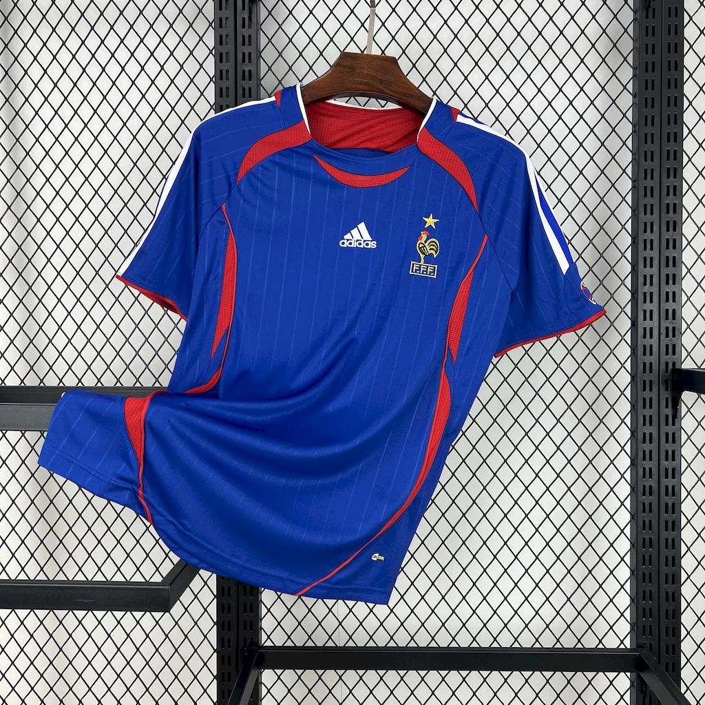 CAMISETA FRANCIA 2006 RETRO LOCAL HOMBRE (VERSIÓN FAN)