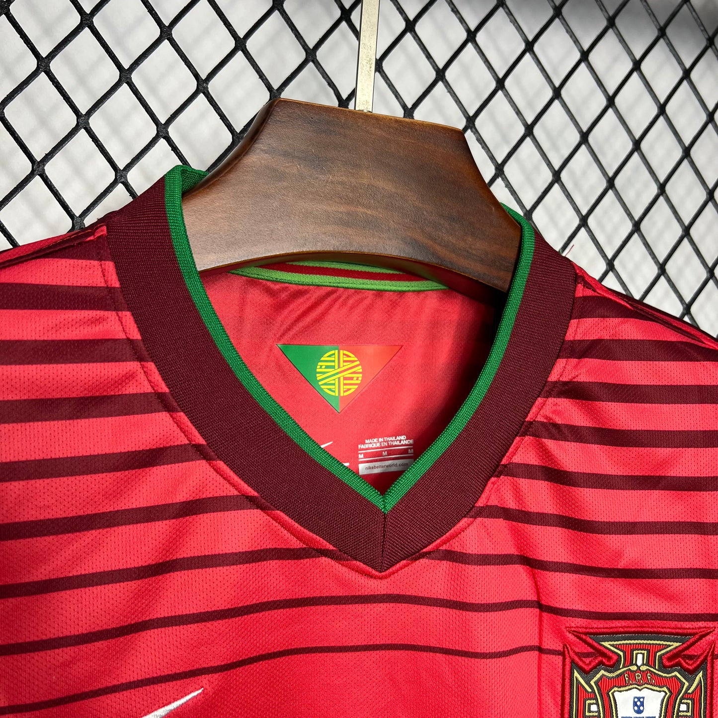 CAMISETA PORTUGAL 2014 RETRO LOCAL HOMBRE (VERSIÓN FAN)