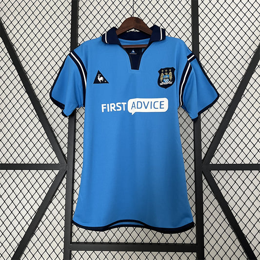 CAMISETA MANCHESTER CITY 2002/03 RETRO LOCAL HOMBRE (VERSIÓN FAN)