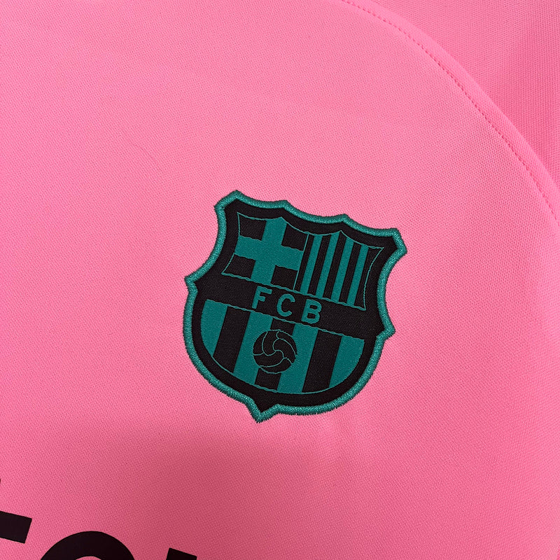 CAMISETA BARCELONA 2020/21 RETRO VISITA HOMBRE (VERSIÓN FAN)