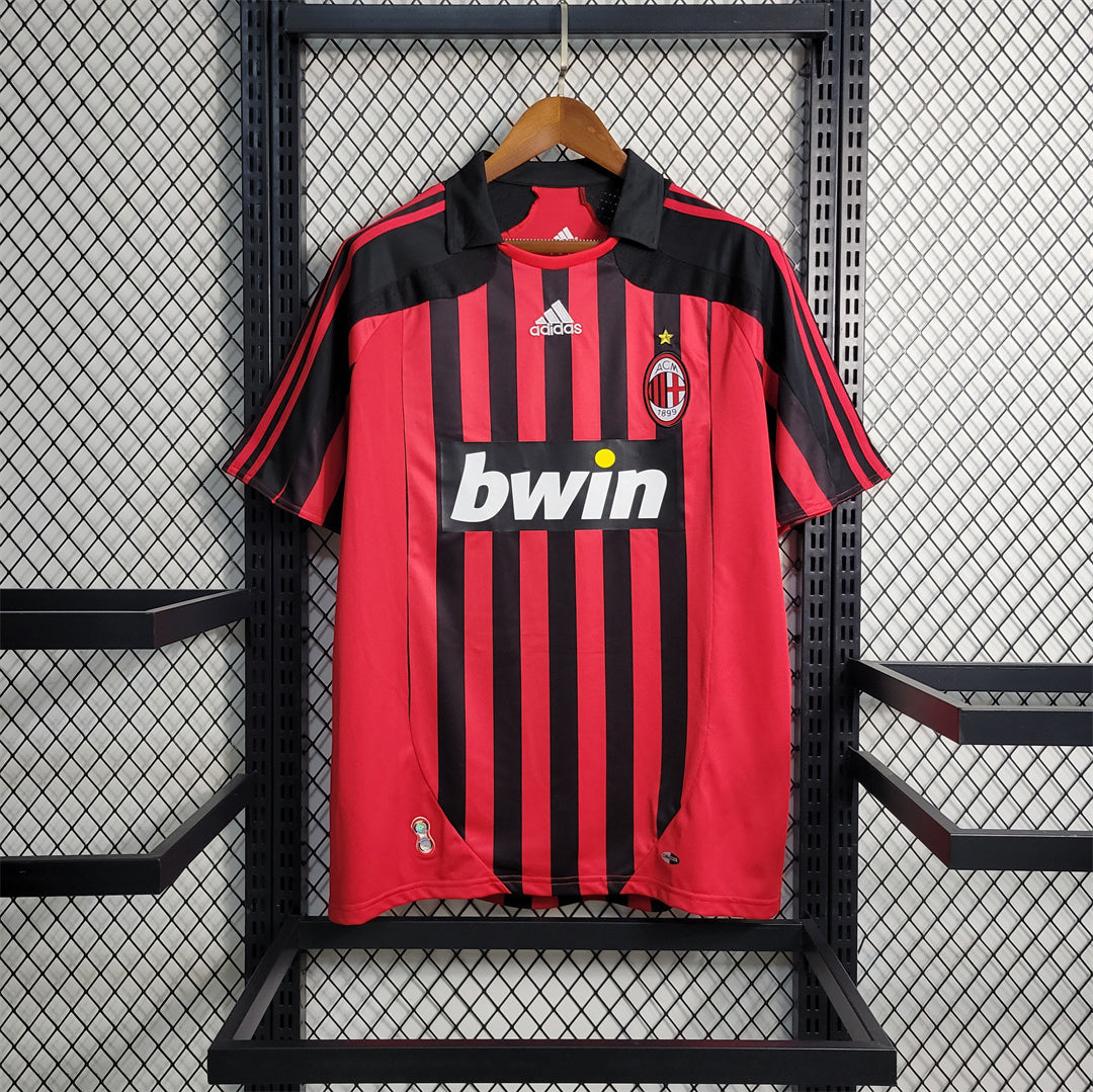 CAMISETA MILAN 2007/08 RETRO LOCAL HOMBRE (VERSIÓN FAN)