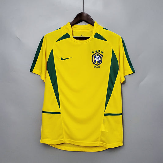 CAMISETA BRASIL 2002 RETRO LOCAL HOMBRE (VERSIÓN FAN)