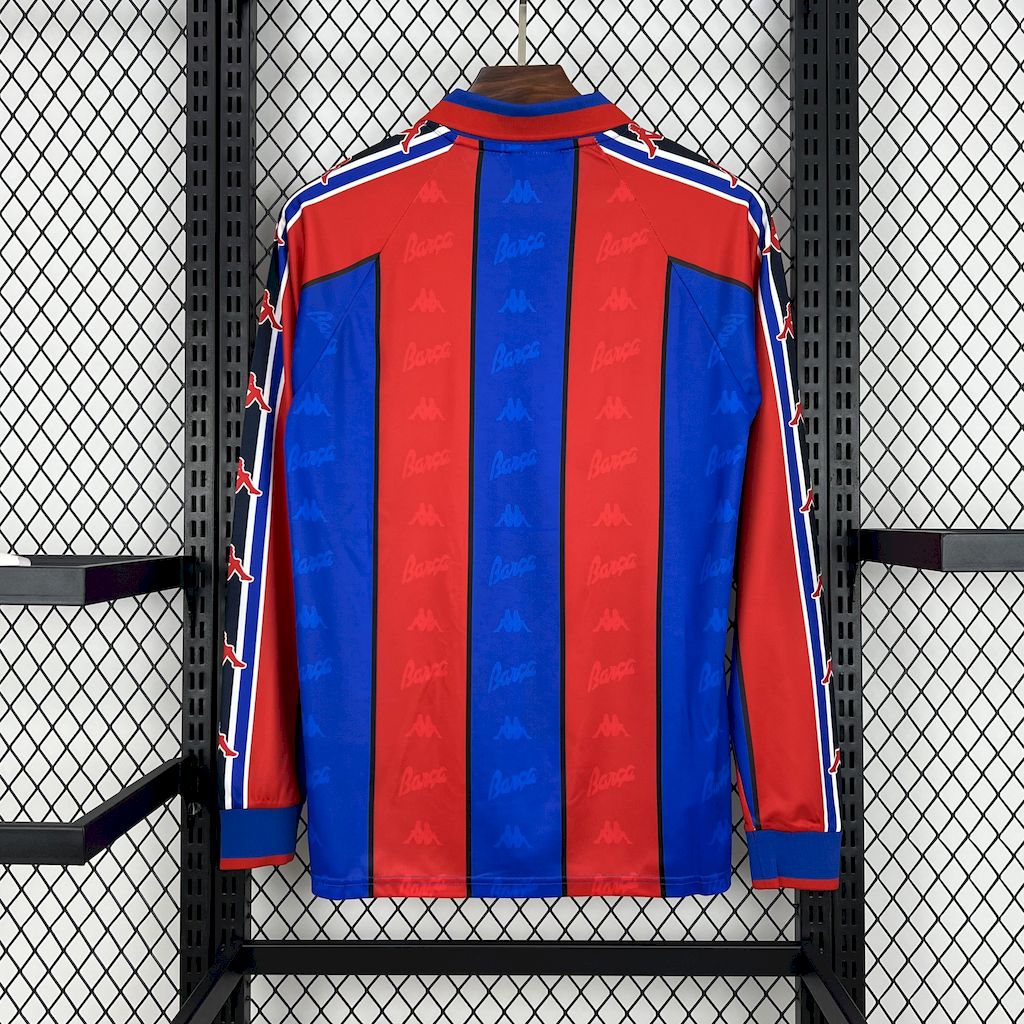 CAMISETA BARCELONA 1995/97 RETRO LOCAL HOMBRE MANGA LARGA (VERSIÓN FAN)