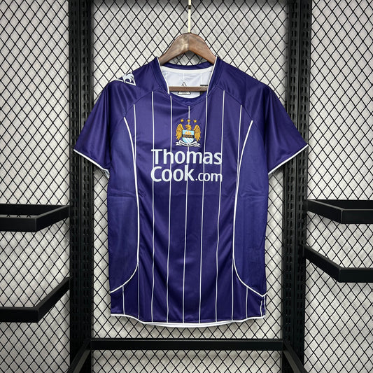 CAMISETA MANCHESTER CITY 2007/08 RETRO VISITA HOMBRE (VERSIÓN FAN)