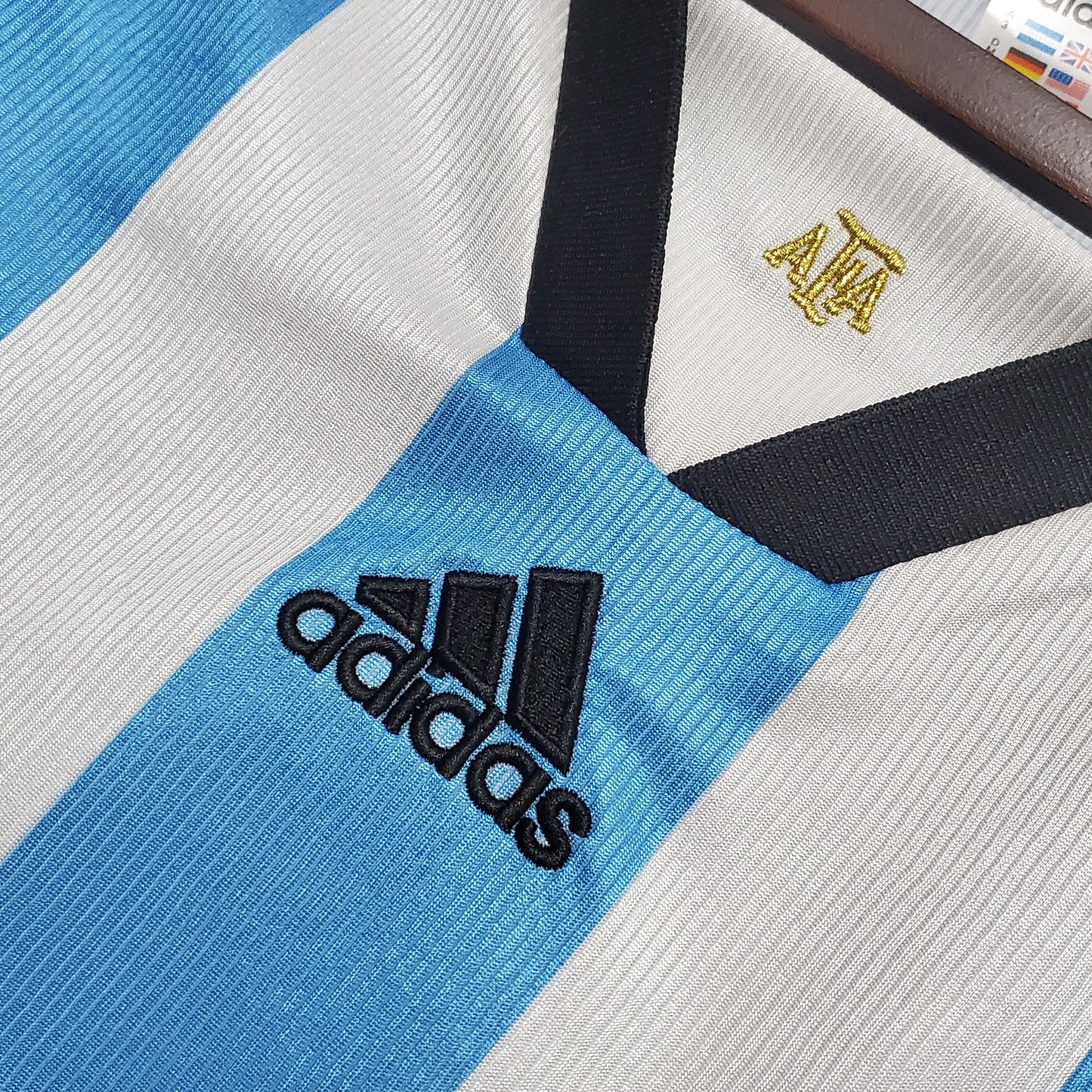CAMISETA ARGENTINA 1998 RETRO LOCAL HOMBRE (VERSIÓN FAN)