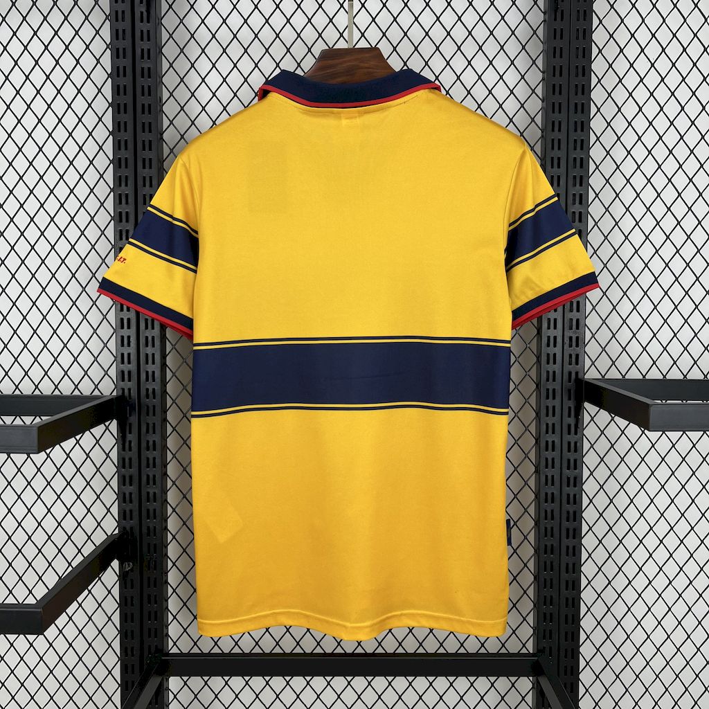 CAMISETA ARSENAL 1998/99 RETRO VISITA HOMBRE (VERSIÓN FAN)
