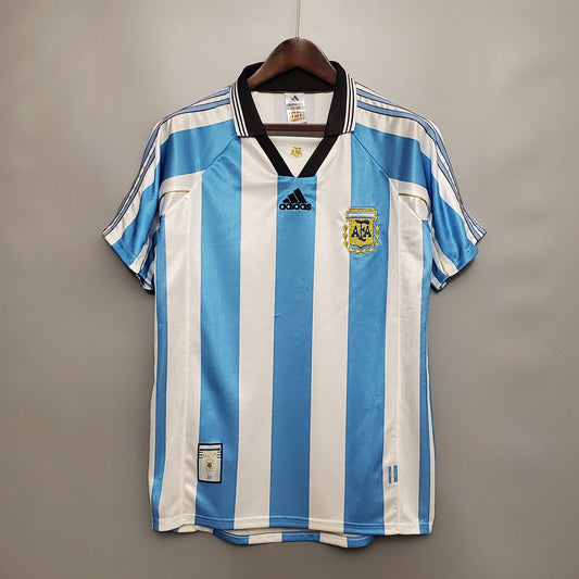 CAMISETA ARGENTINA 1998 RETRO LOCAL HOMBRE (VERSIÓN FAN)