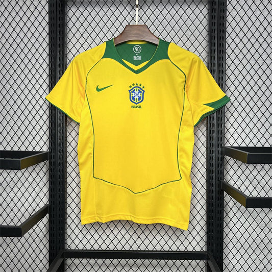 CAMISETA BRASIL 2004 RETRO LOCAL HOMBRE (VERSIÓN FAN)