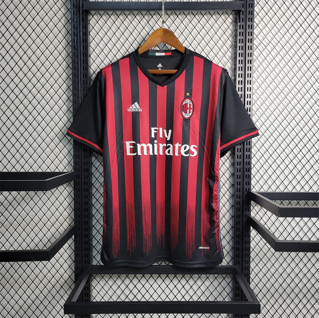 CAMISETA MILAN 2016/17 RETRO LOCAL HOMBRE (VERSIÓN FAN)