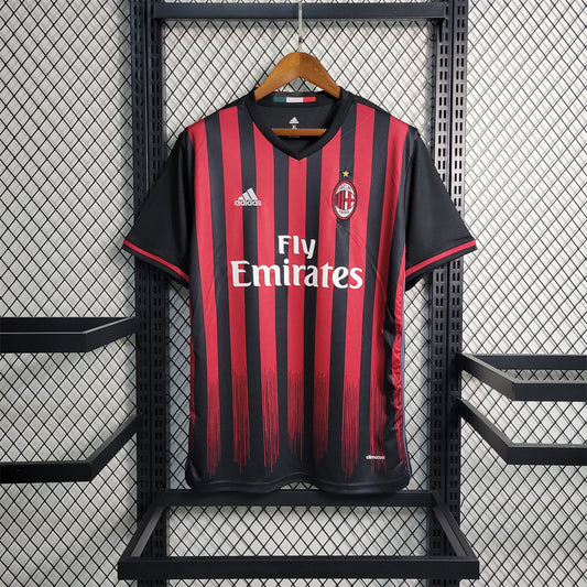 CAMISETA MILAN 2016/17 RETRO LOCAL HOMBRE (VERSIÓN FAN)