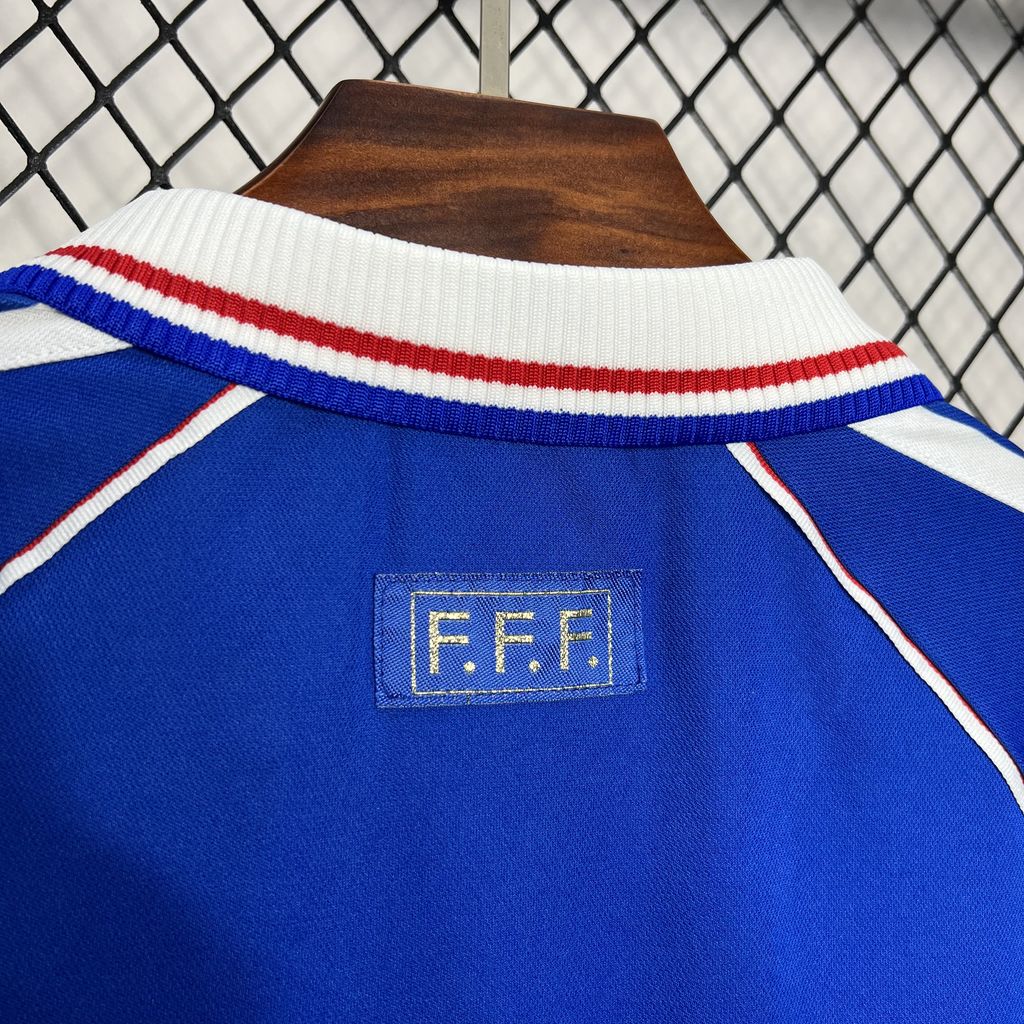 CAMISETA FRANCIA 1998 RETRO LOCAL HOMBRE (VERSIÓN FAN)