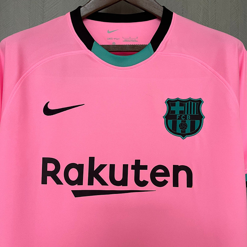 CAMISETA BARCELONA 2020/21 RETRO VISITA HOMBRE (VERSIÓN FAN)