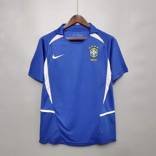 CAMISETA BRASIL 2002 RETRO VISITA HOMBRE (VERSIÓN FAN)