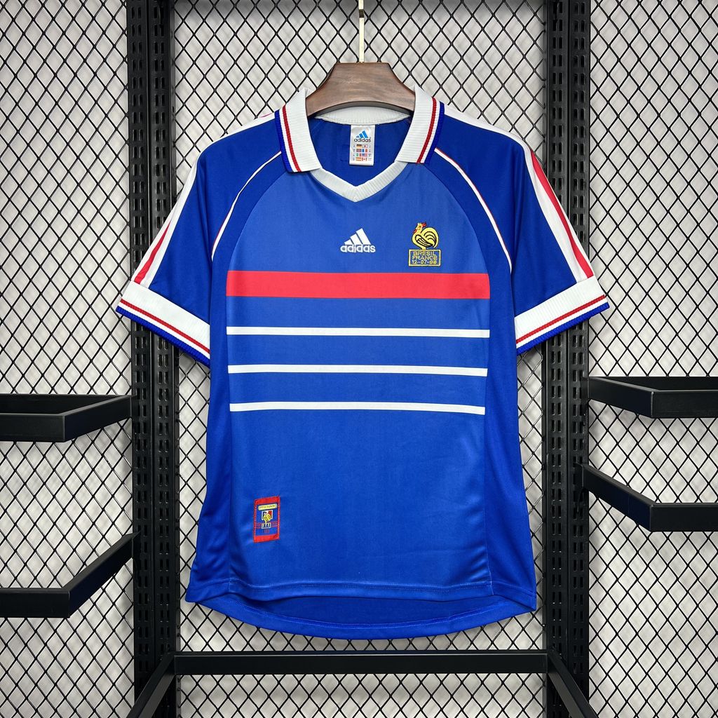 CAMISETA FRANCIA 1998 RETRO LOCAL HOMBRE (VERSIÓN FAN)