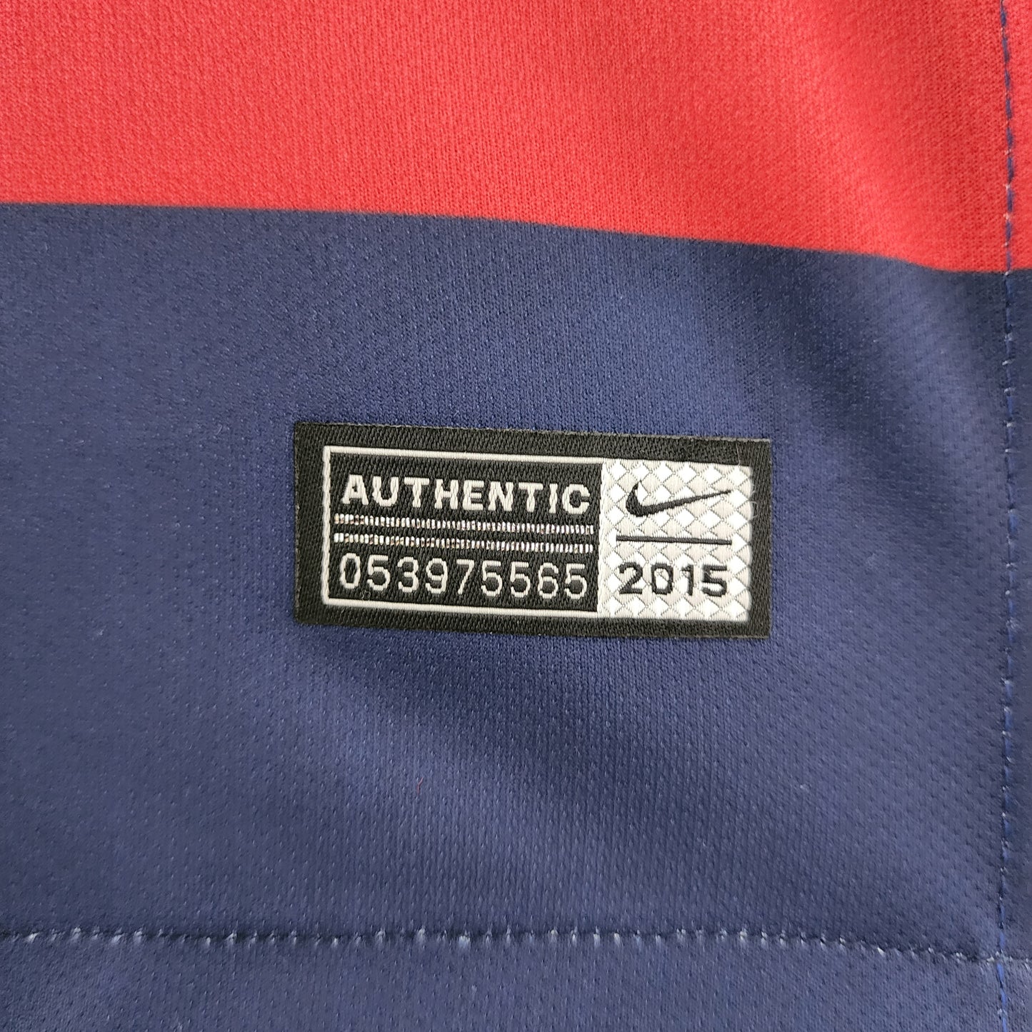 CAMISETA BARCELONA 2015/16 RETRO LOCAL HOMBRE (VERSIÓN FAN)