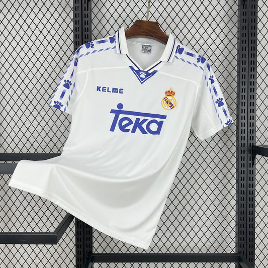 CAMISETA REAL MADRID 1996/97 RETRO LOCAL HOMBRE (VERSIÓN FAN)