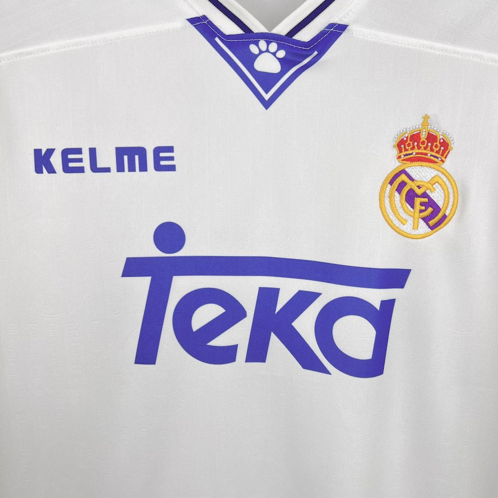 CAMISETA REAL MADRID 1996/97 RETRO LOCAL HOMBRE (VERSIÓN FAN)