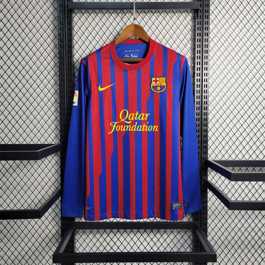 CAMISETA BARCELONA 2011/12 RETRO LOCAL HOMBRE MANGA LARGA (VERSIÓN FAN)