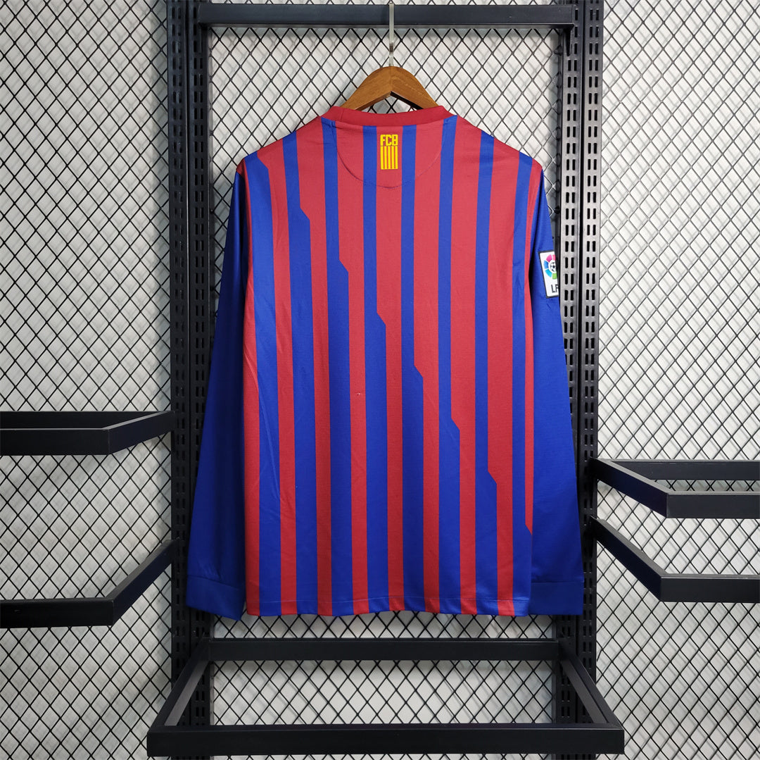 CAMISETA BARCELONA 2011/12 RETRO LOCAL HOMBRE MANGA LARGA (VERSIÓN FAN)