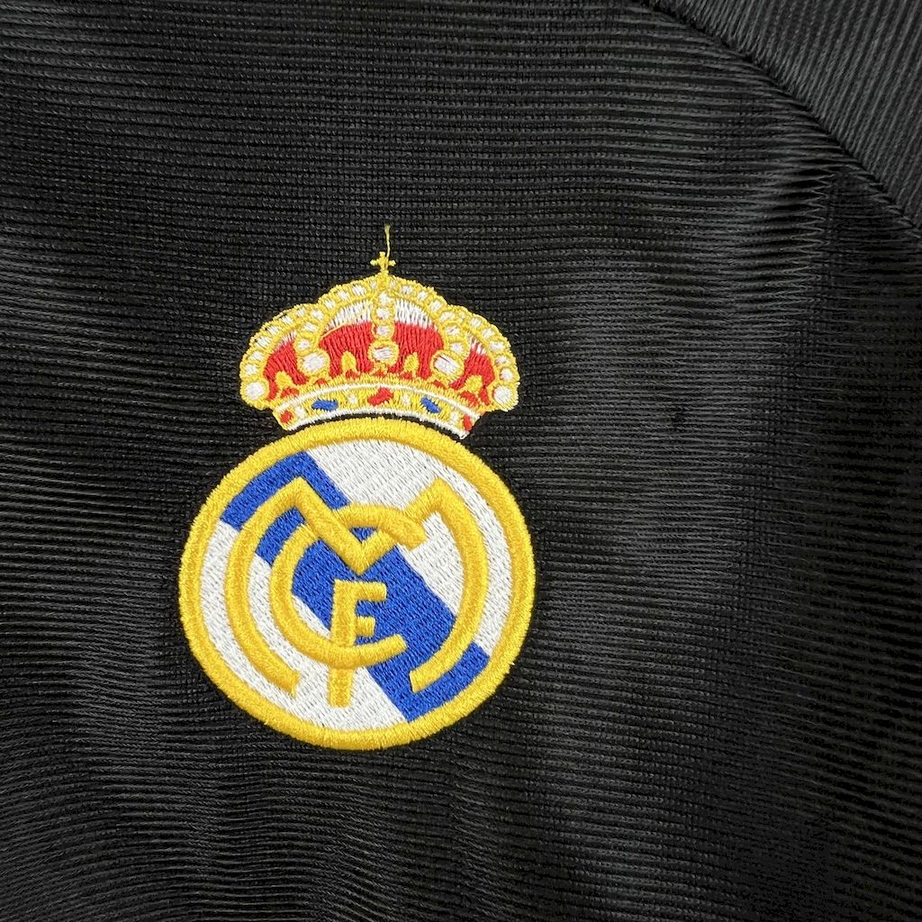 CAMISETA REAL MADRID 1999/00 RETRO VISITA HOMBRE MANGA LARGA (VERSIÓN FAN)