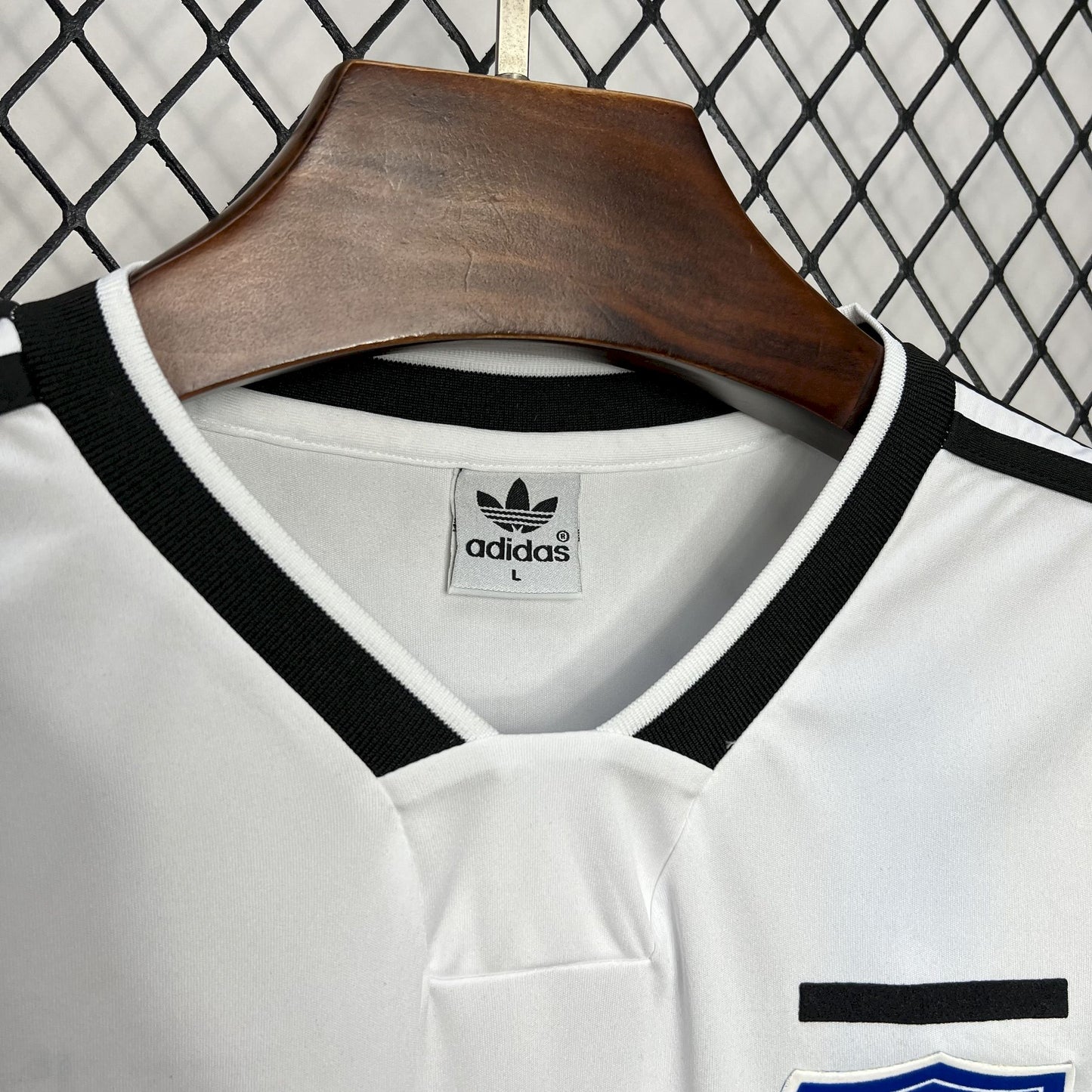 CAMISETA COLO COLO 1991 RETRO LOCAL HOMBRE MANGA LARGA (VERSIÓN FAN)