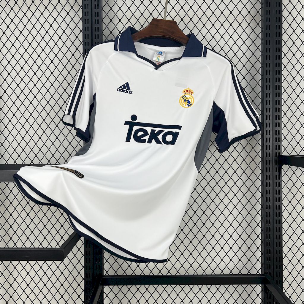 CAMISETA REAL MADRID 2000/01 RETRO LOCAL HOMBRE (VERSIÓN FAN)