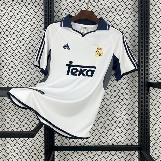 CAMISETA REAL MADRID 2000/01 RETRO LOCAL HOMBRE (VERSIÓN FAN)