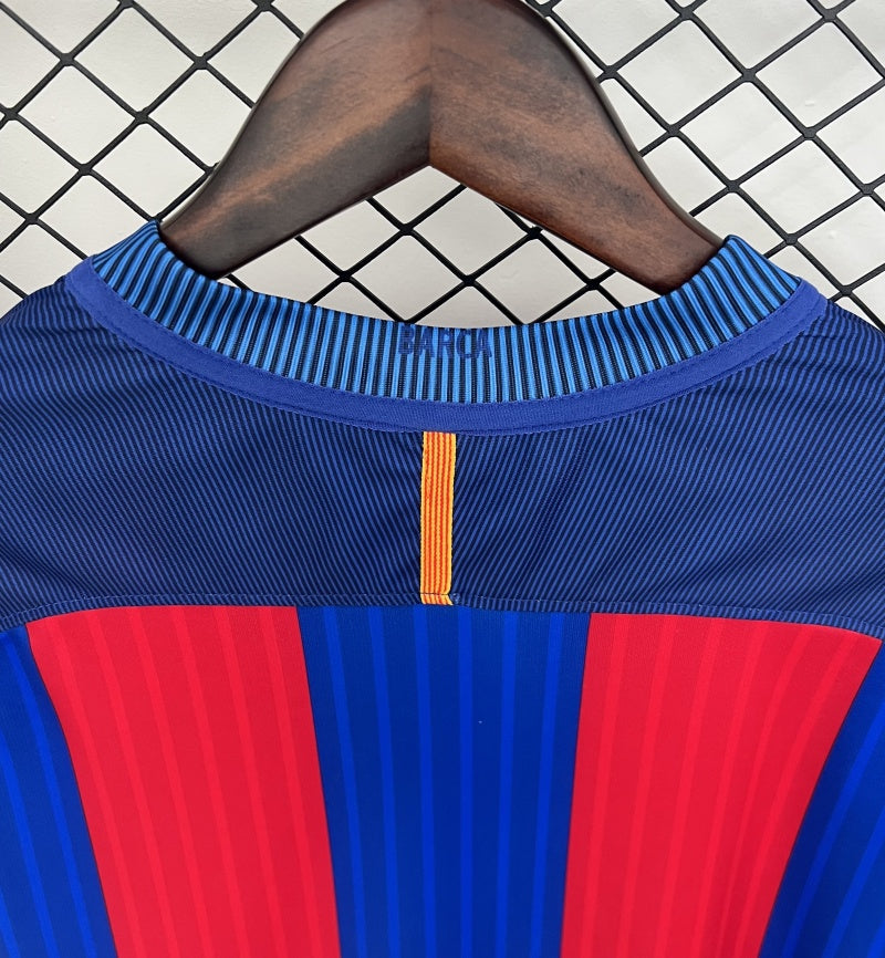 CAMISETA BARCELONA 2014/15 RETRO LOCAL HOMBRE MANGA LARGA (VERSIÓN FAN)