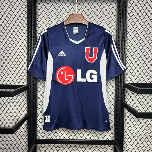 CAMISETA UNIVERSIDAD DE CHILE 2003 RETRO LOCAL HOMBRE (VERSIÓN FAN)
