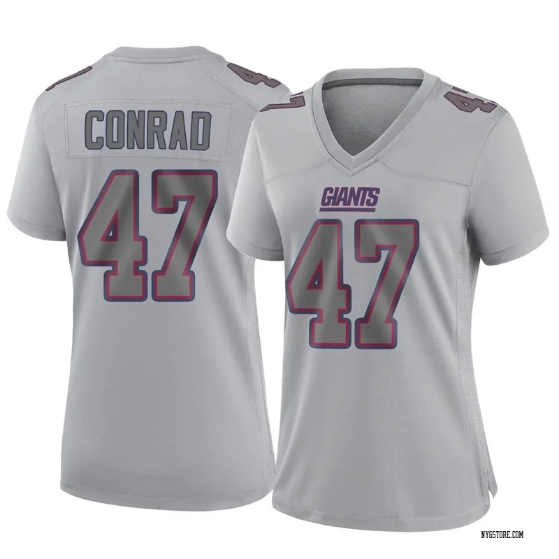 C.J. Conrad Men's New York Giants Nike Atmosphere Fashion Jersey - Game Gray