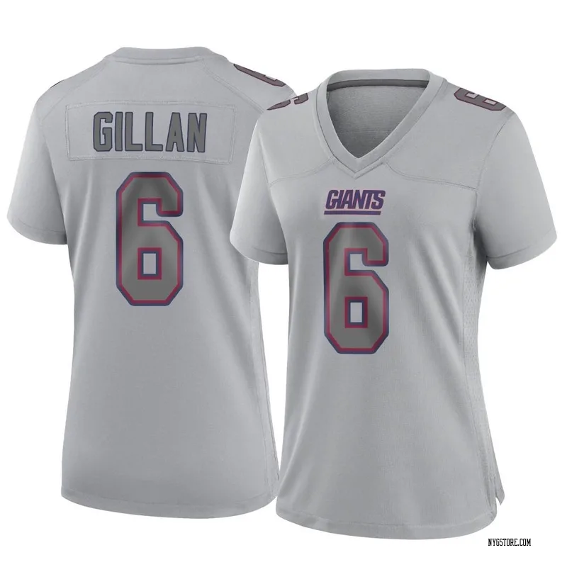 Youth Jamie Gillan New York Giants No.0 Limited Color Rush Jersey - White