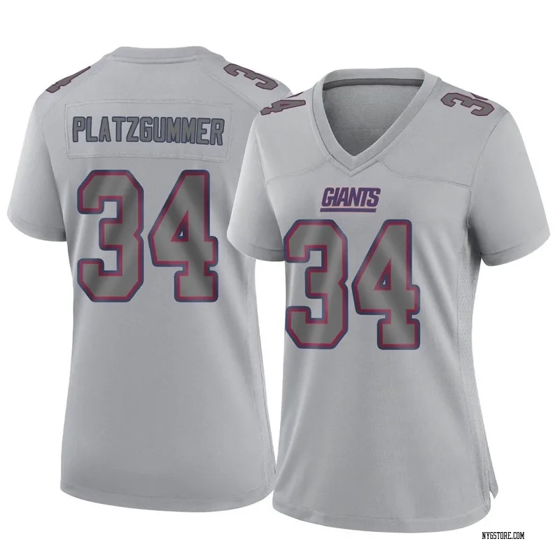 Men's Nike Sandro Platzgummer Royal New York Giants Game Player Jersey