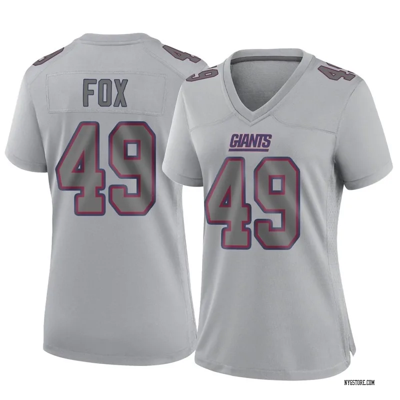 Women's Nike Tomon Fox Royal New York Giants Game Player Jersey Size: Large