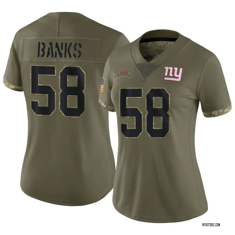 Men's Carl Banks New York Giants No.58 Limited Color Rush Jersey