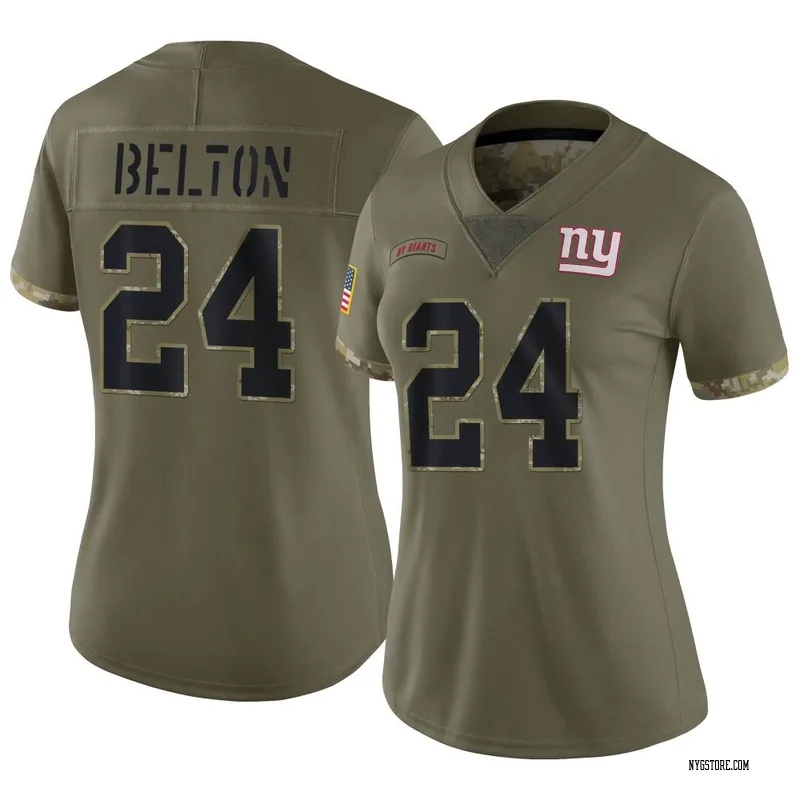 Dane Belton Men's New York Giants Nike 2020 Salute To Service Retired Jersey  - Limited Black