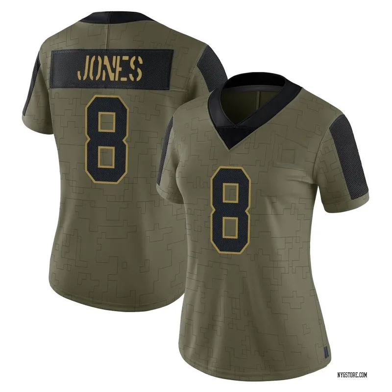 Limited Women's Daniel Jones Red Jersey - #8 Football New York Giants 100th  Season Inverted Legend Size S