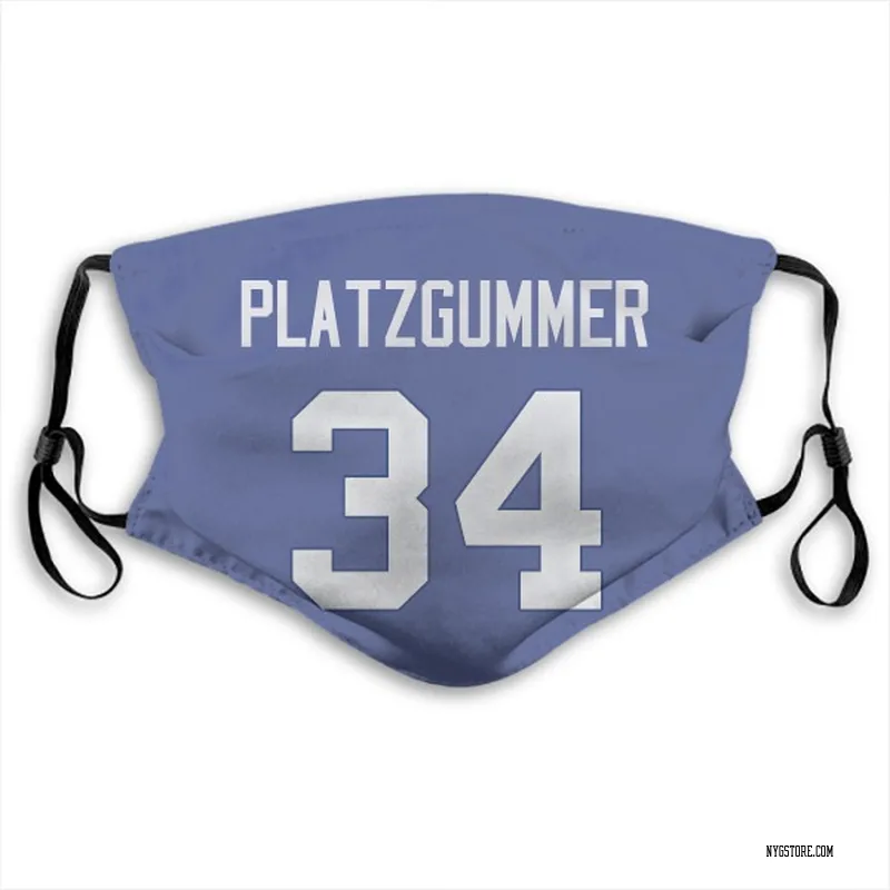 Youth Sandro Platzgummer New York Giants No.34 Limited Jersey - Black Impact