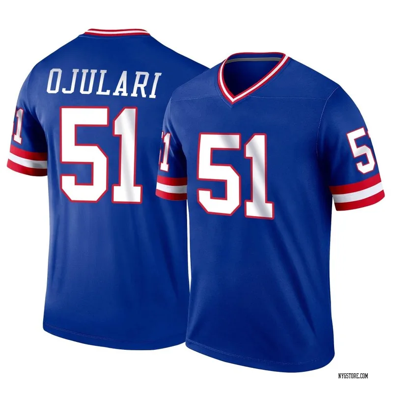 Azeez Ojulari Name & Number T-Shirt - Royal - Tshirtsedge