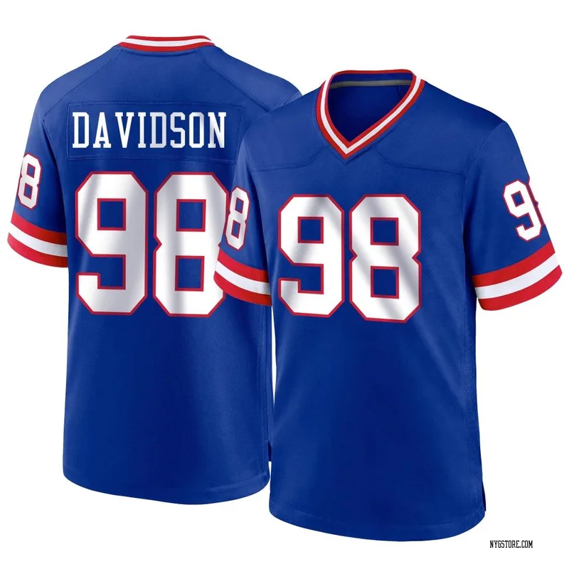 Youth D.J. Davidson New York Giants No.98 Limited Alternate